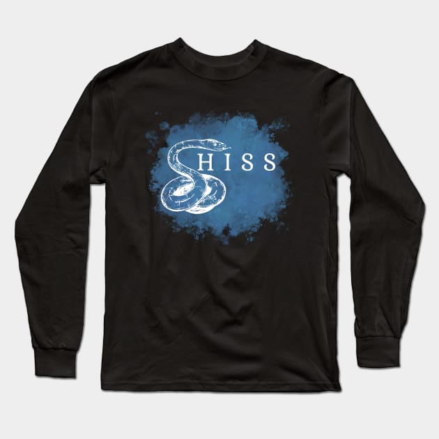 hiss snake Long Sleeve T-Shirt by sirazgar